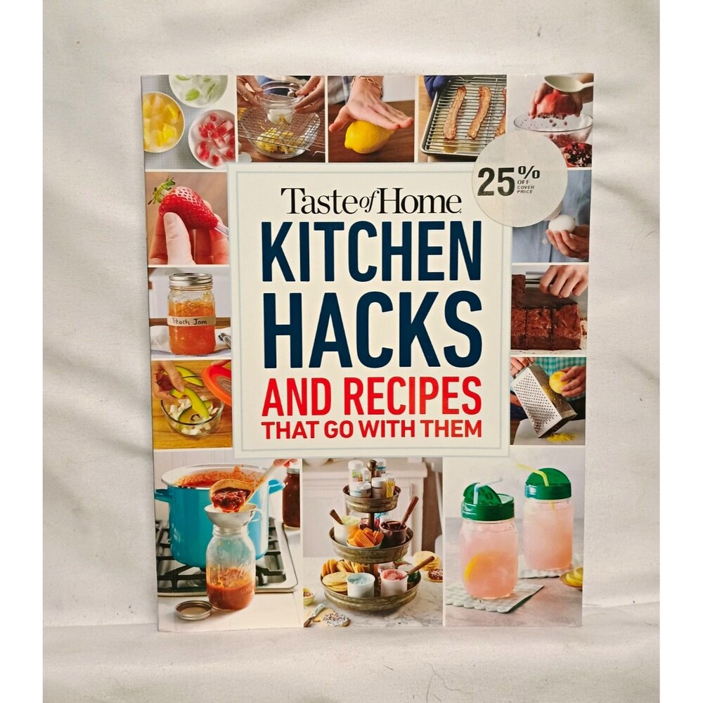 Taste of Home Kitchen Hacks and Recipes Cookbook 2019 Paperback Quick Easy